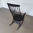Black Lena Larsson Voor Nesto Rocking Chair 1960s thumbnail 13