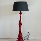 Xl Vintage Keramiek Vloerlamp Hustadt Leuchten Jaren 60 thumbnail 8
