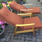 Vintage 2 Stuks Thonet Fauteuils thumbnail 4