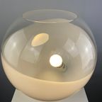 White Glass Globe Table Lamp By Ilu Di Vetro Xl 1980 thumbnail 9