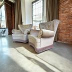 Set Van 2 Vintage Xl Fauteuils / Clubzetels / Eenzitten thumbnail 4
