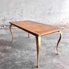 Vintage Golden Legs And Black Lines Top Coffee Table thumbnail 2