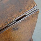 Charmante Antieke Engelse Eikenhouten Gateleg Tafel Klaptafel Uit 18E Eeuw thumbnail 16