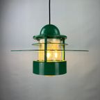 1 Of 20 Louis Poulsen Green Pendant Light Orbiter Xl By Jens Møller Jensen, 1963 thumbnail 3