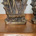 Sovereign Of The Seas Messing Boekensteunen Vintage thumbnail 6