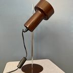 Vintage Bruine Verstelbare Ruimtetijdperk Bureaulamp thumbnail 3