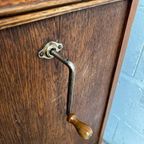 Vintage Grammofoon Meubel Met Grammofoon Speler thumbnail 13