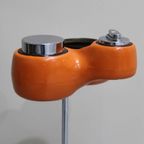 Vintage Sigarettenhouder, Rookwarenstandaard - Jaren '70, Oranje thumbnail 7