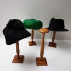 Set Van 4 Houten Hoeden Standaards thumbnail 3