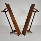 Paar Franse Rustieke Banken Uit De 19e Eeuw - Massief Eiken thumbnail 9