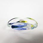 Glas Galarie - Helder Glas - Blauw - Geel - Studio Glas - 80'S thumbnail 6