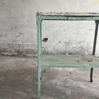 Industrial Two Tier Metal Side Table thumbnail 11