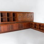 Spectacular Architectural Italian Mid-Century Cabinet From 1950’S thumbnail 2