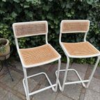 Vintage Cesca Barstoelen - Marcel Breuer thumbnail 7