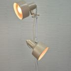 Vintage Beige Vloerlamp. Spots Afzonderlijk Schakelbaar. thumbnail 4