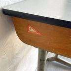 Hoog Vintage Schoolsetje Desk Kinderbureau thumbnail 9