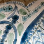 Handmade Gesigneerde Keramiek Schaal Pauw Vintage thumbnail 9