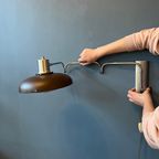 Mid Century Lakro Swing-Arm Space Age Wandlamp thumbnail 9