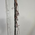 Rare Floor Lamps With Little Stones In Copper Wire / Labeled Sap thumbnail 6