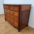 Vintage Frans Dressoir Commode Ladekast Badkamerkast Met Marmer Blad 501 thumbnail 7