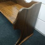Telefoonbankje Antiek Hout Planten-haltafel Met Lade thumbnail 3