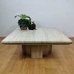 Vintage Mid Century Travertin Salontafel Koffietafel thumbnail 3