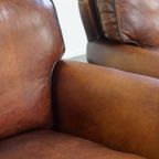 Set Van 2 Schapenleren Armchairs In Engelse Stijl Met Een Unieke Vormgeving En Mooie Kleuren thumbnail 13