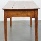 Mooie En Charmante Franse Antieke Eettafel/ Werktafel Met Een Lade Uit Eind 18e Eeuw thumbnail 7