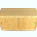 Vintage Eiken Compact Dressoir Sideboard Kast thumbnail 8