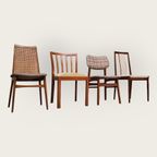 Vier Mid Century Eettafel Stoelen thumbnail 10