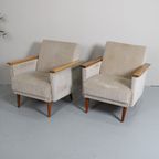 Vintage Fauteuil - Jaren '60, Beige | 01309 thumbnail 3