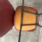 Pair Of Mid-century Red Dining Chairs thumbnail 8