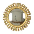 Xl Goudkleurige Zonnespiegel Sunburst Heksenoog Hars 60Cm thumbnail 2