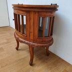 Vintage, Antiek Theekastje Bijzetkastje Afneembaar Dienblad thumbnail 8