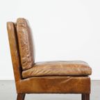 Karakteristieke En Zeer Comfortabele Rundleren Fauteuil/lounge Chair Met Een Uniek Design thumbnail 4