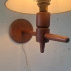 Mid Century Teak Deense Wandlamp Design Vintage thumbnail 4