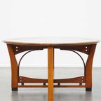 Ovale Schuitema Salontafel Uit De Jugendstil/ Art Nouveau Design Serie Met Mooie Patronen thumbnail 6