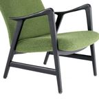 Alf Svensson Kontur Fritz Hanzen Fauteuil Stoel New Upholstery Vintage thumbnail 6