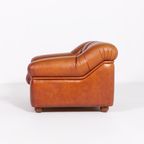 1970’S Vintage Italian Design Lounge Armchair / Fauteuil Met Poef With Pouf thumbnail 12