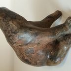 Bronzen Zittende Beer Pierre Chenet thumbnail 3