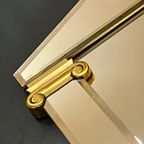 Vintage Design Spiegel Deknudt Goud Facet Randen thumbnail 3