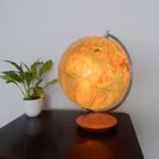 Retro Vintage Wereldbol Globe Lamp Tafellamp Voor 1986 thumbnail 9