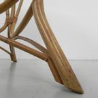 Rotan , Bamboe Salontafel Met Ronde Glasplaat thumbnail 17