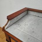 Vintage Frans Dressoir Commode Ladekast Met Marmer Blad 505 thumbnail 14