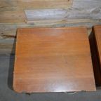 Grootmoederstijd Art Deco Nachtkastjes Set Van 2 thumbnail 5