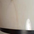 Vintage Mid Century Modern Hanglamp, Wit En Zwart thumbnail 16