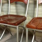 2 Vintage Design Eetkamerstoelen thumbnail 13
