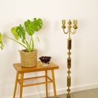 Vintage Design Messing Staande Lamp | Kamenicky Senov thumbnail 2