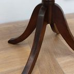 Bijzettafeltje Met Rood Leder Blad Met Goudkleurige Sierrand thumbnail 8