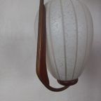 Vintage Deense Teak Design Lamp Glas Design thumbnail 8